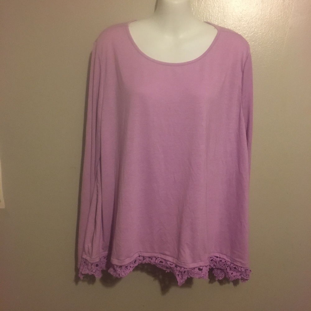 Zanzea Purple Long Sleeve Top